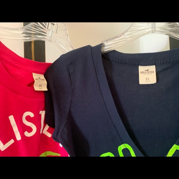 Hollister set of 2 graphic T-shirt summertime - Picture 2 of 3